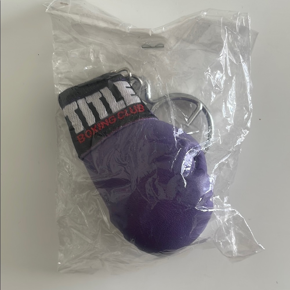 Title Boxing Club Purple Glove Keychain
